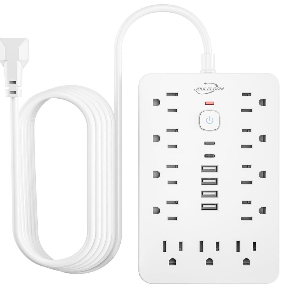 SUPPORT OUR SHOW B955 17 Port Surge Protector Power Strip